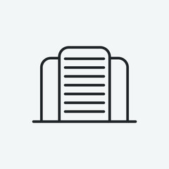 building vector icon illustration sign 