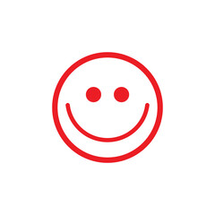 Smile emotion icon vector illustration design template