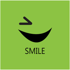Smile emotion icon vector illustration design template