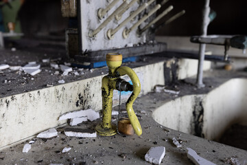 Room condition after scientific laboratory fire