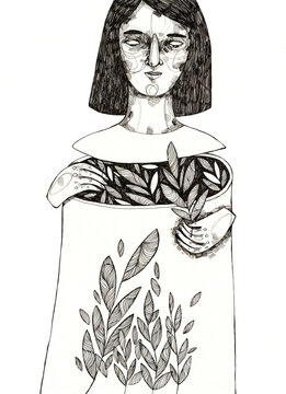 A woman fulfilling herself by doing things that grow the soul