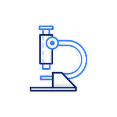 microscope isolated on white background