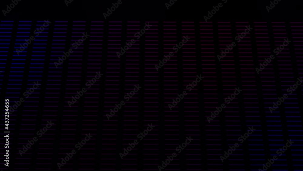 Poster 3d abstract geometric creative dark bg with looping flowing animation, black columns rise and fall f