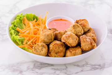 Deep Fried Crab Meat Rolls