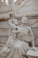 Obraz premium detail of the facade of church