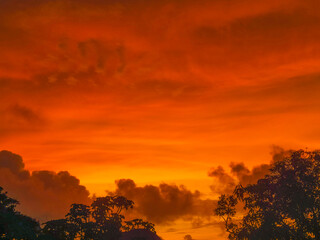 Hermoso atardecer