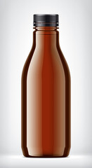 Color Plastic Bottle on background. 