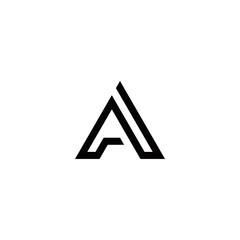 a initial logo design vector template