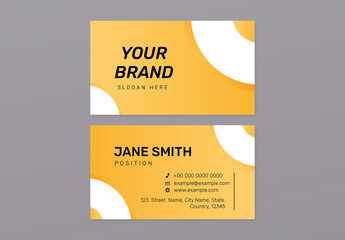 Vibrant Business Card Layout
