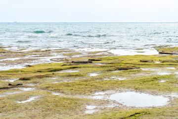 The coast of Weizhou Island in Beihai, Guangxi Province, China