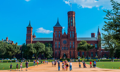 The Smithsonian Castle in Washington, D.C. United States,  Washington D.c., USA