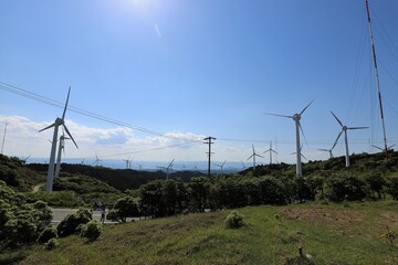 青山高原の風車群