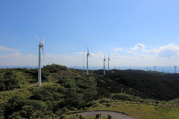 青山高原の風車群