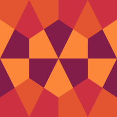 Seamless pattern. Kites ornament. Geometric wallpaper. Mosaic tiles. Flooring background. Ethnic motif. Geometrical backdrop. Digital paper. Ethnical web design. Textile print. Vector work