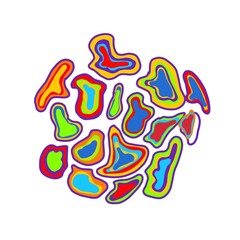 rainbow pattern. Bright summer pattern seamless. Summer trending design. Summer 2021. gay pride colors. lgbt