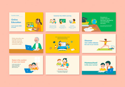 New Normal Editable Slide Layouts Set