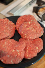 grass fed beef burger patties