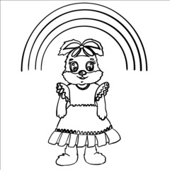 bunny, bunny, bunny, bunny,bunny, in a dress, skirt, T-shirt, sundress,sandals, socks. printing on any type of textiles,business cards, porcelain, paper dishes, flyers, logos, tags, instagram, sticker