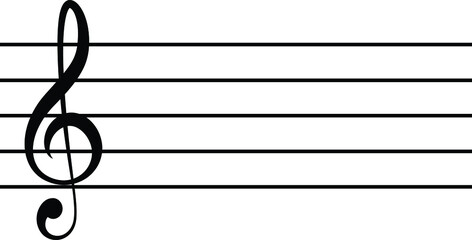 Black music ledger lines
