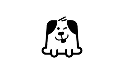 dog line art 15