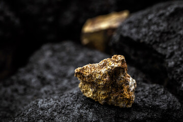 Brazilian bauxite in mine, concept of mineral extraction and aluminum production