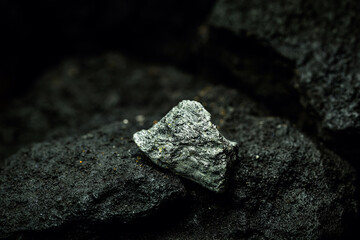 graphite ore in mine, mining concept, mineral extraction
