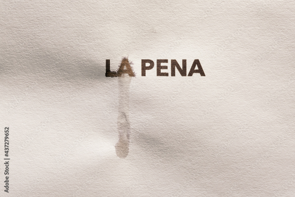 Fototapete spanish word 