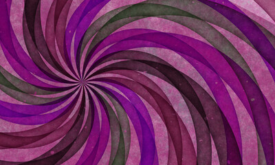 Creative background with colored spiral lines