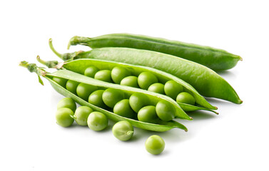 Fresh green peas