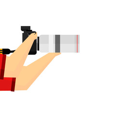 hand holding a digital camera.