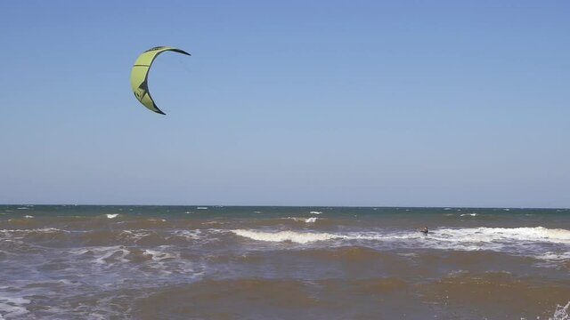 Kitesurfing, kiteboarding or kiting, a type of water sport.