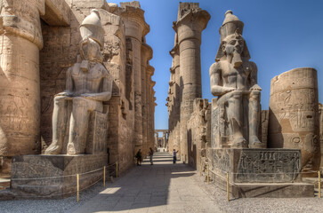 Statues of the pharaoh Luxor