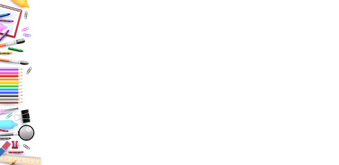 back to school background vector illustration