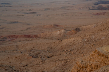 Makhtesh (crater) Ramon, is a geological landform of a large erosion cirque in the Negev Desert,...