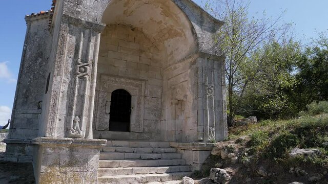 Chufut Kale. The tomb of Janike-khanym.