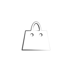 Shop bag logo vector for store, market