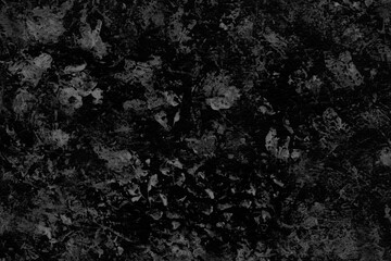 Plakat Rough vintage paint black texture background. Grunge dark paper.