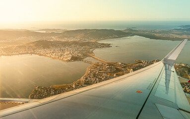 Fototapeta na wymiar Vista Aérea de Florianópolis - Santa Catarina 