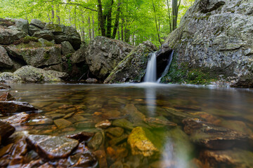 Statte river in the Belgium Ardennes is a small river full of cascades, like the Cascade de Nutons...