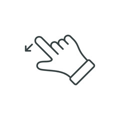 hand gesture simple icon
