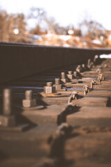 bolted fastenings of railway sleepers