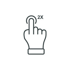 hand gesture simple icon