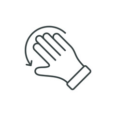 hand gesture simple icon