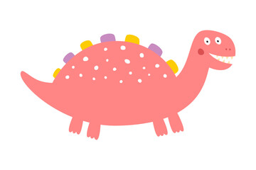 Cute dinosaur drawn as vector for kids fashion