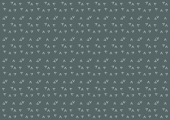 Abstract modern pattern with geometric forms on dark blue background, design for decoration, wrapping paper, print, fabric or textile, lovely card, vector illustration