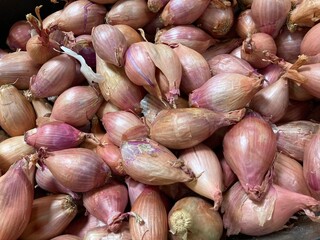 Shallots at the market