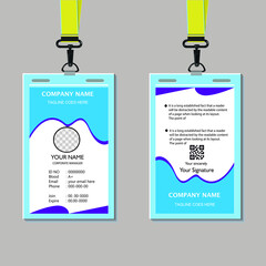 Id Card Design Template 