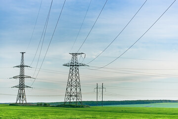 Industrial high voltage electricity line tower. Industrial high voltage electricity line tower....