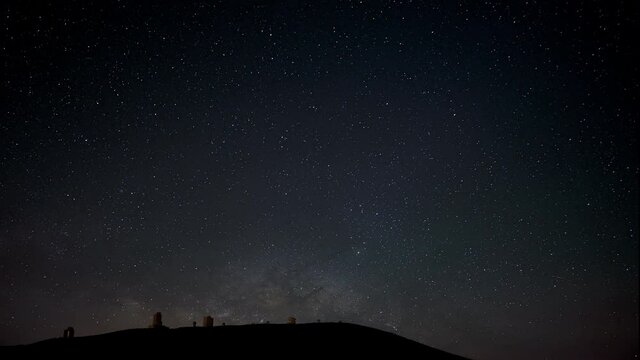 Milky Way above Iza&ntilde;a Tenerife Canary Islands 4k Timelapse 2021 May
