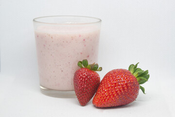 strawberry milk shake